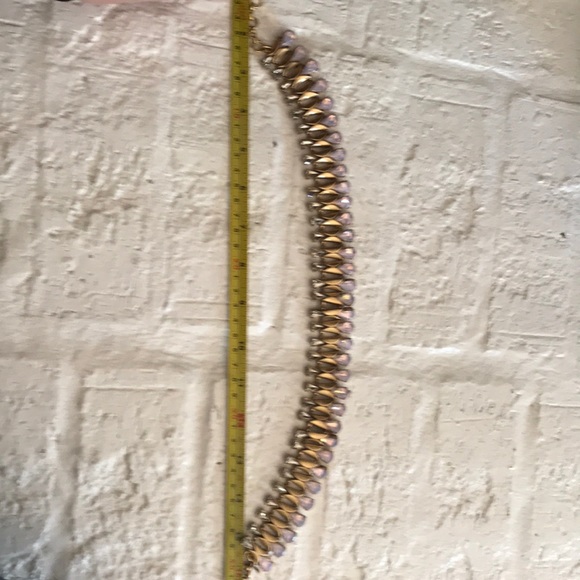 Jcrew collar rhinestone necklace - Picture 4 of 5